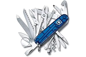 SwissChamp Swiss Army Knife, 33 Essential Tools for the Outdoors