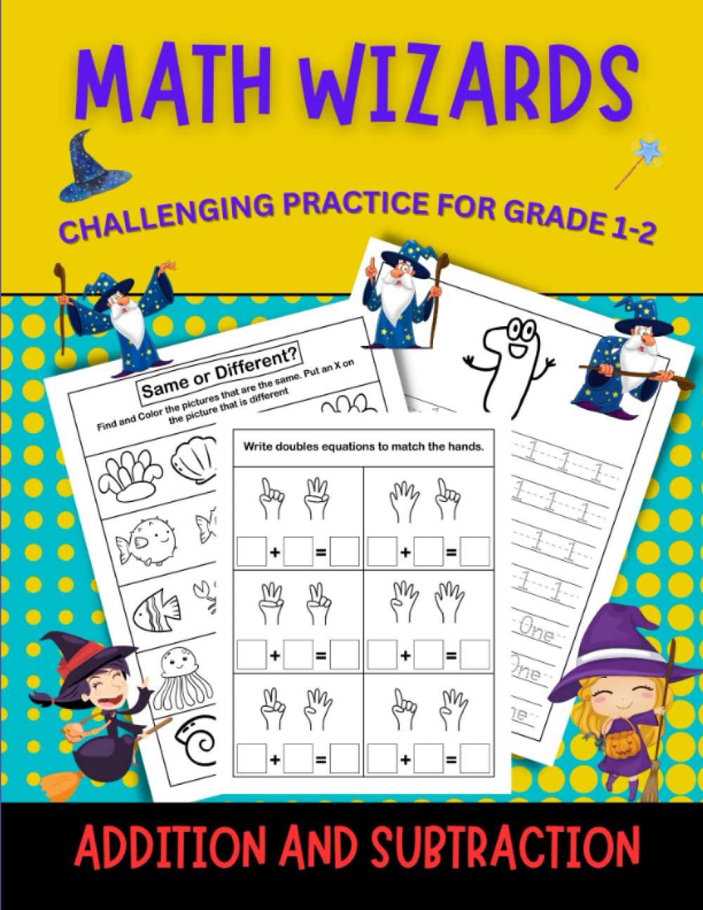 Math Wizards: Challenging Practice for Grade 1-2: Creative Math ...