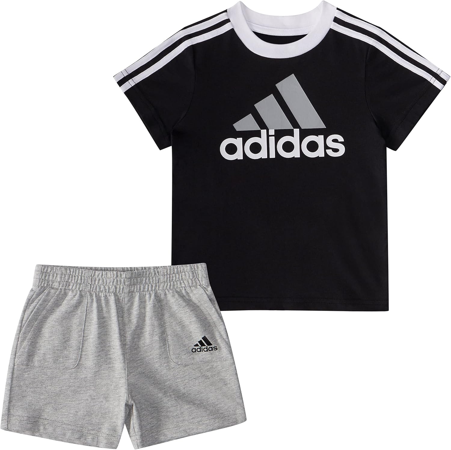 adidas baby-boys 2 Piece French Terry Short Set: Clothing, Shoes & Jewelry