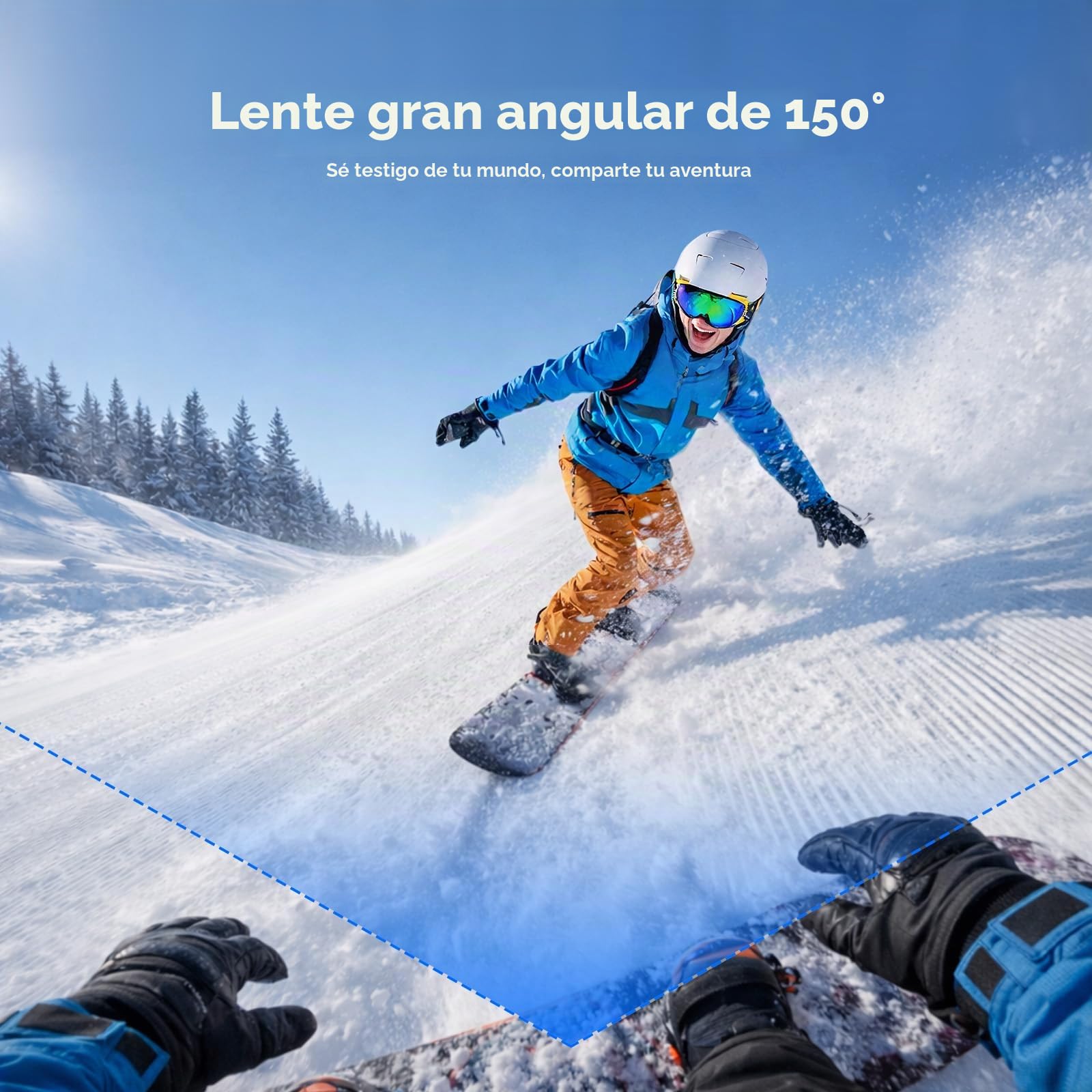 Mini Cámara de acción 4K con Estabilización EIS, Body Cam Magnética Wearable, Cámara deportiva portátil del tamaño de un pulgar con Funda de Carga 1800mAh y Tarjeta 64GB para POV Vlog, Viajes