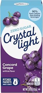 Concord Grape Artificially Flavored Powdered Drink Mix, 6 ct Pitcher Packets