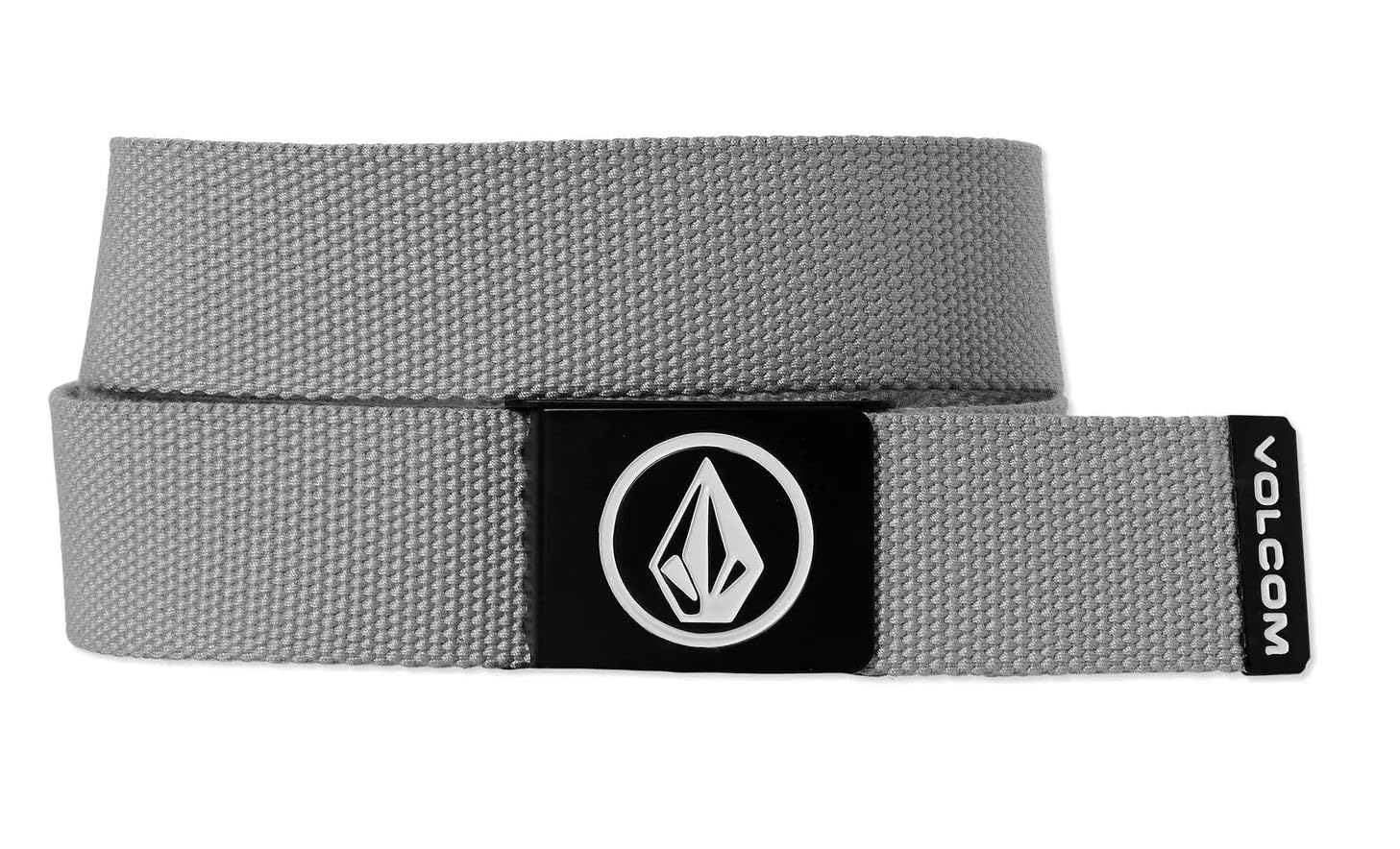 Volcom Men's Grey Belt Web Heather Circle With Bottle Opener
