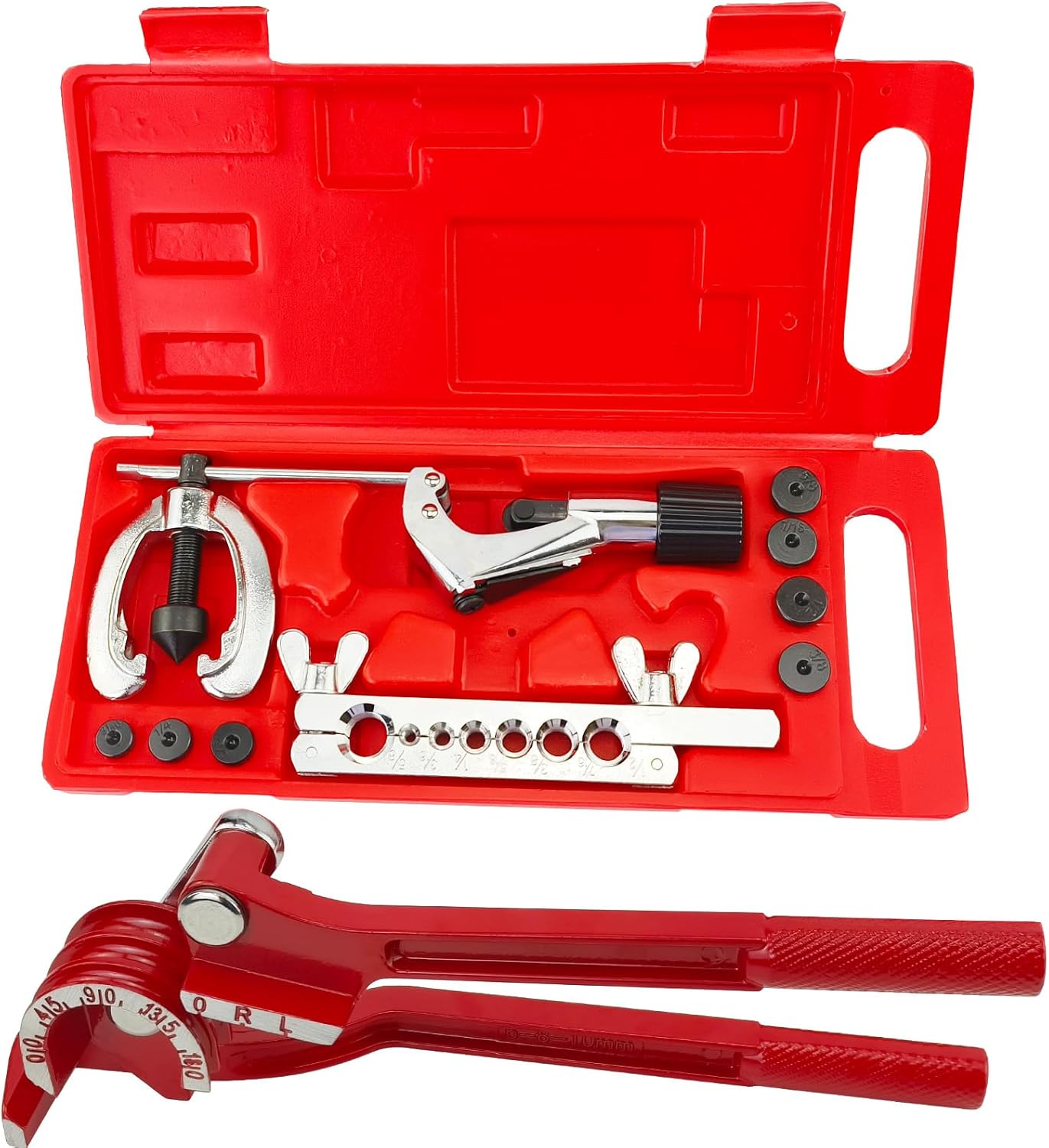 AeKeatDa Flaring Tool Kit,Tubing Bender Flare Tool with Cutter Bending