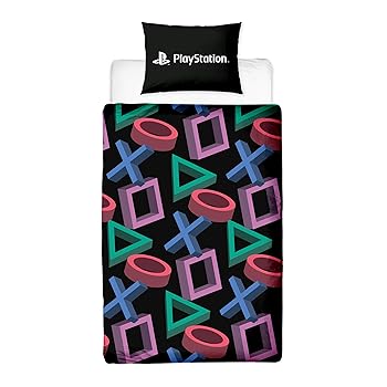 Character World Officially Sony Playstation Abstract Single Duvet Cover