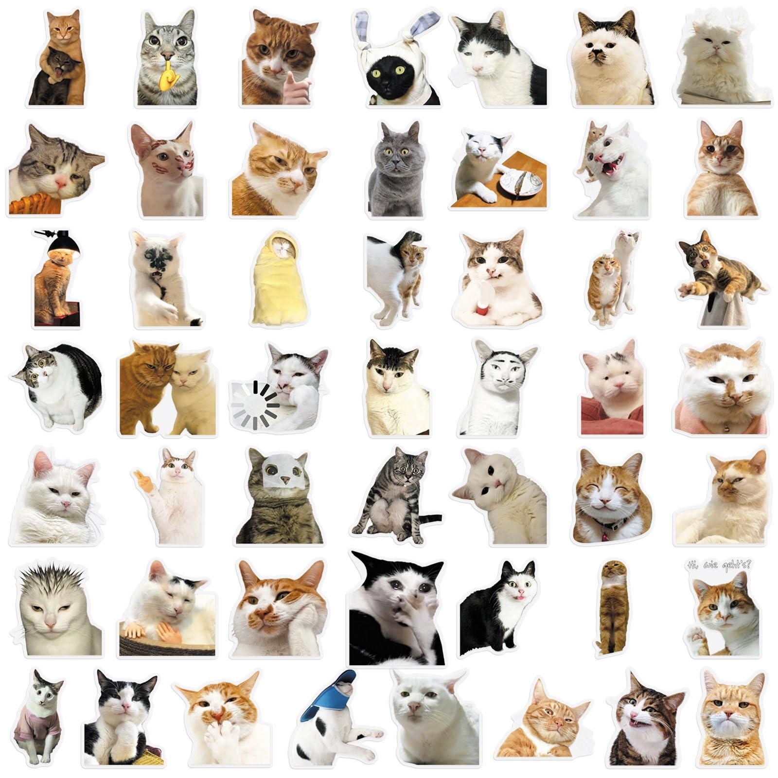 FGLFPXI 30/50pcs Stickers for Phone Tablet Luggage Notebook Decorative Stationery