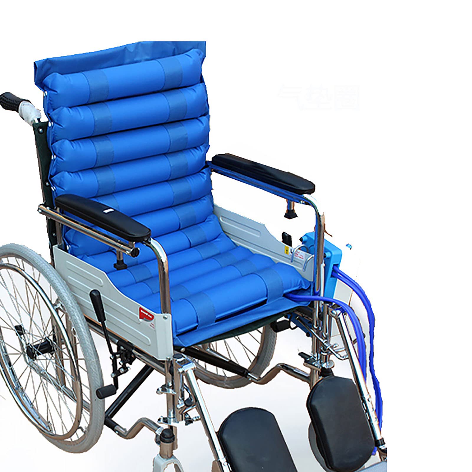 Cojín para silla de ruedas, Cojín de asiento inflable de aire con bomba eléctrica, Cojín de silla antiescaras Decubitus Cojín de aire, Cojín de asiento para uso diario sentado prolongado, Movilid