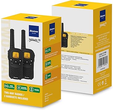 binatone latitude 70 pmr two way radio up to 5km range 8 channel noise cancelling auto scan black amazon co uk electronics photo binatone latitude 70 pmr two way radio up to 5km range 8 channel noise cancelling auto scan black amazon co uk electronics photo