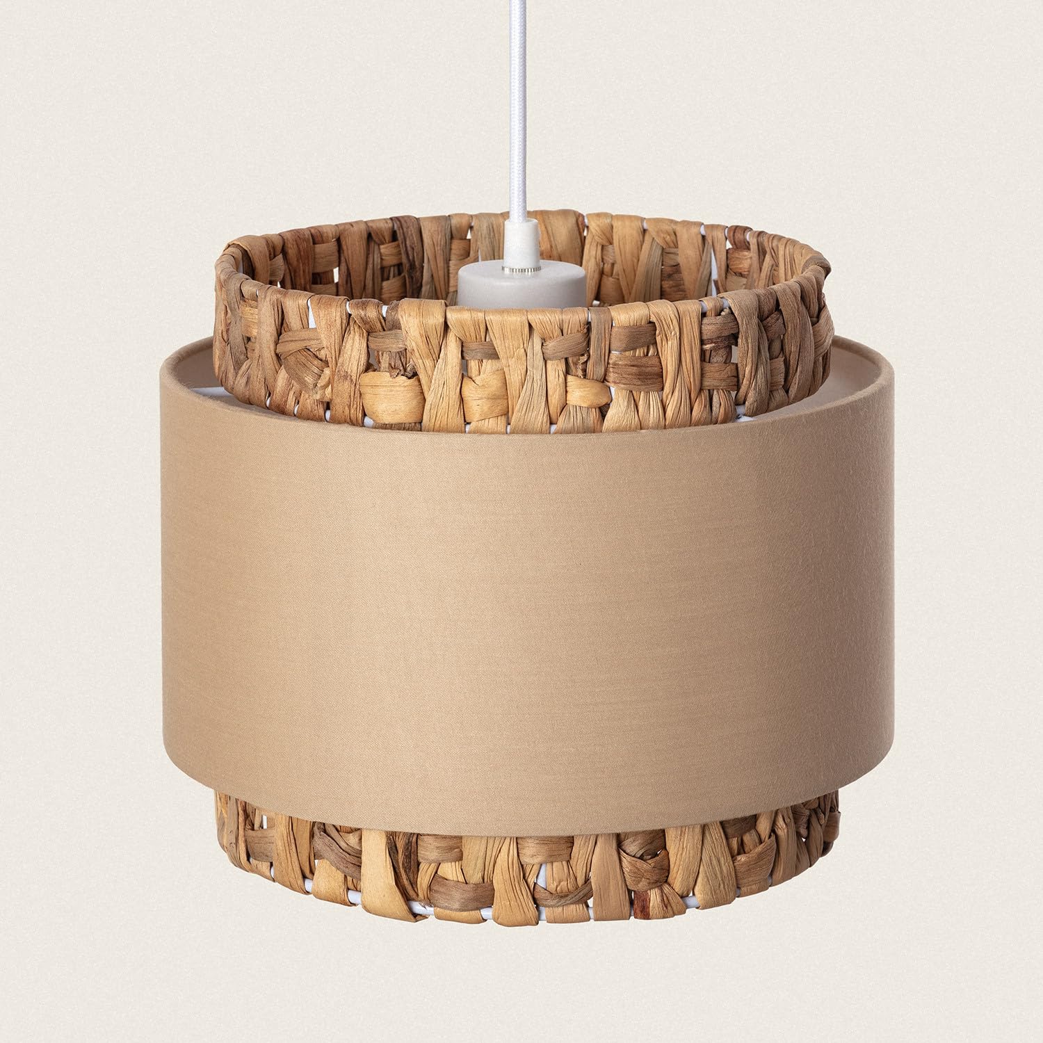 LEDKIA LIGHTING Lampada A Sospensione Fibre Naturali Kofia