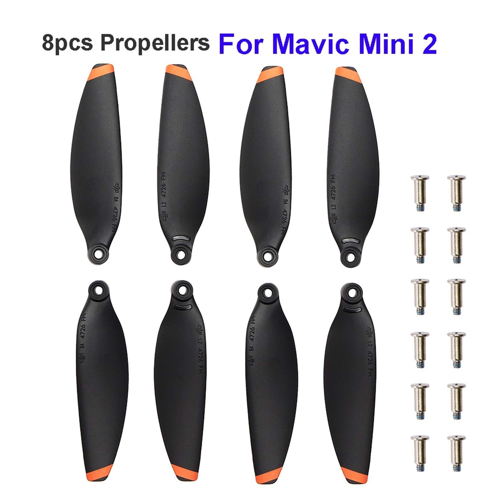 Eliche 8 pezzi Eliche for volo silenzioso Ricambio di ricambio, for DJI, for Mavic, for MINI, 2