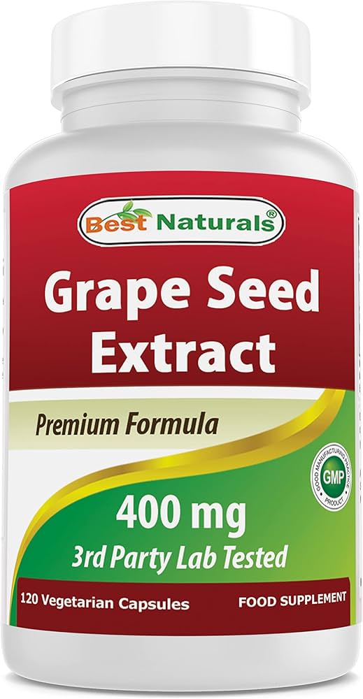 Amazon.com: Best Naturals Grape Seed Extract 400 mg Veggie Capsule