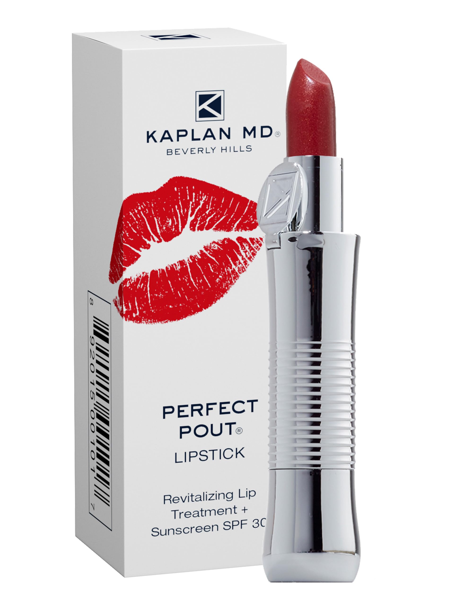 KAPLAN MD Perfect Pout Lipstick, Revitalizing Treatment + SPF 30 Sunscreen, 0.11 oz
