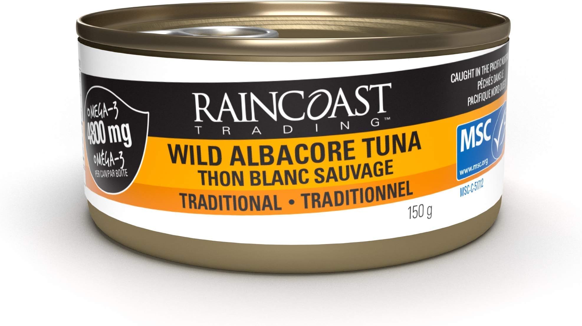 Raincoast Trading Solid White Albacore Tuna (Pack of 12)