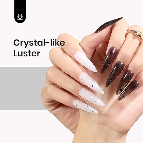 Miniatura 246 de Beetles Nude - Esmalte de uñas en gel natural de 15ml/0.5 onzas líquidas, color neutro, color crema, translúcido, lámpara LED UV para uñas, 15ml/0.5