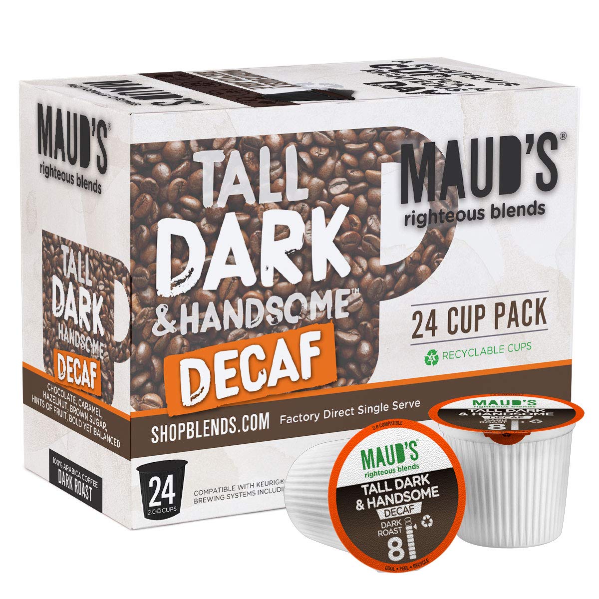 Serve Decaf Dark Roast Coffee Pods 