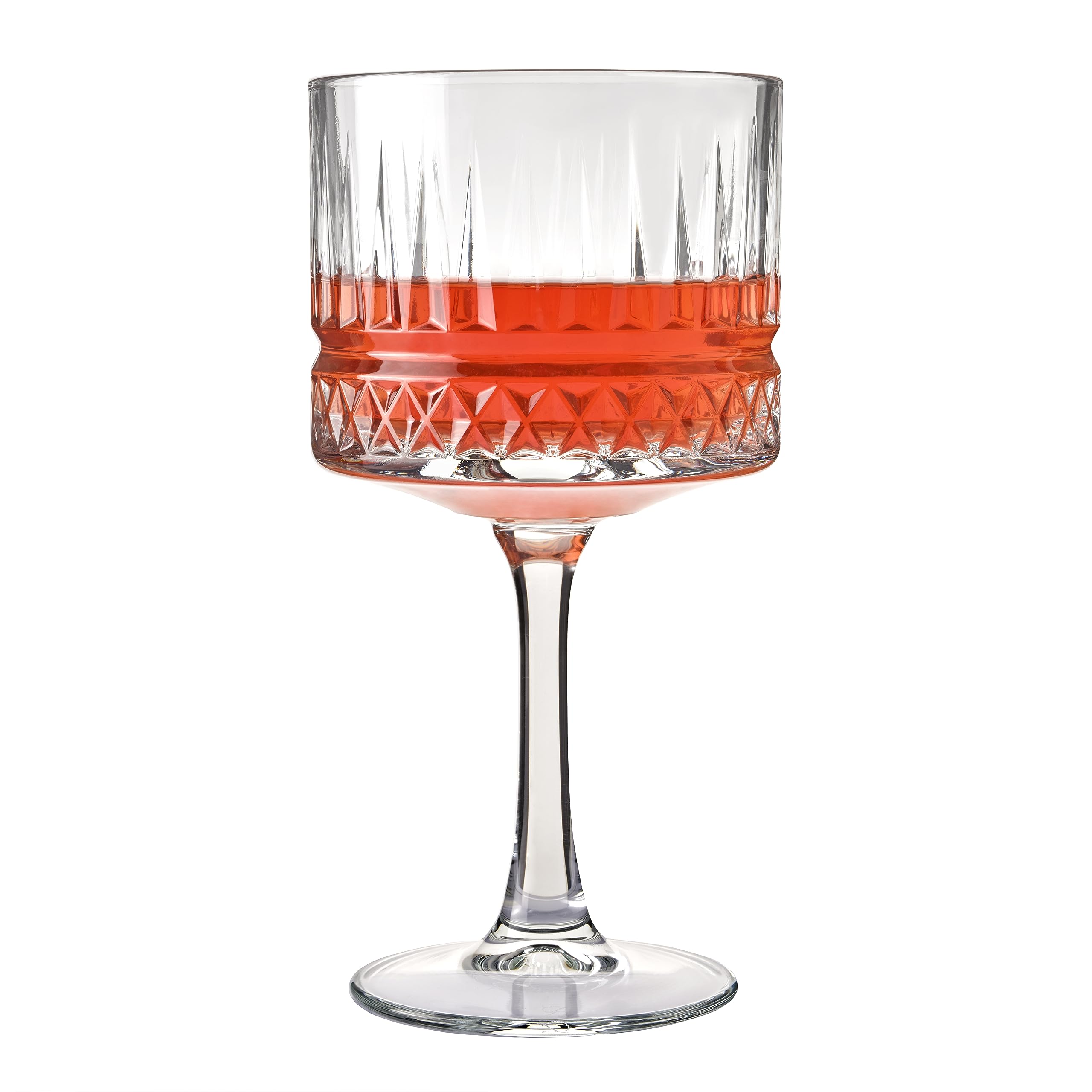 Pasabahce Juego de 4 copas de coupé vintage de alta calidad, extra grandes, exclusivas para ginebra, margarita, vino, cócteles, champán, diseño de cristal, 500 ml