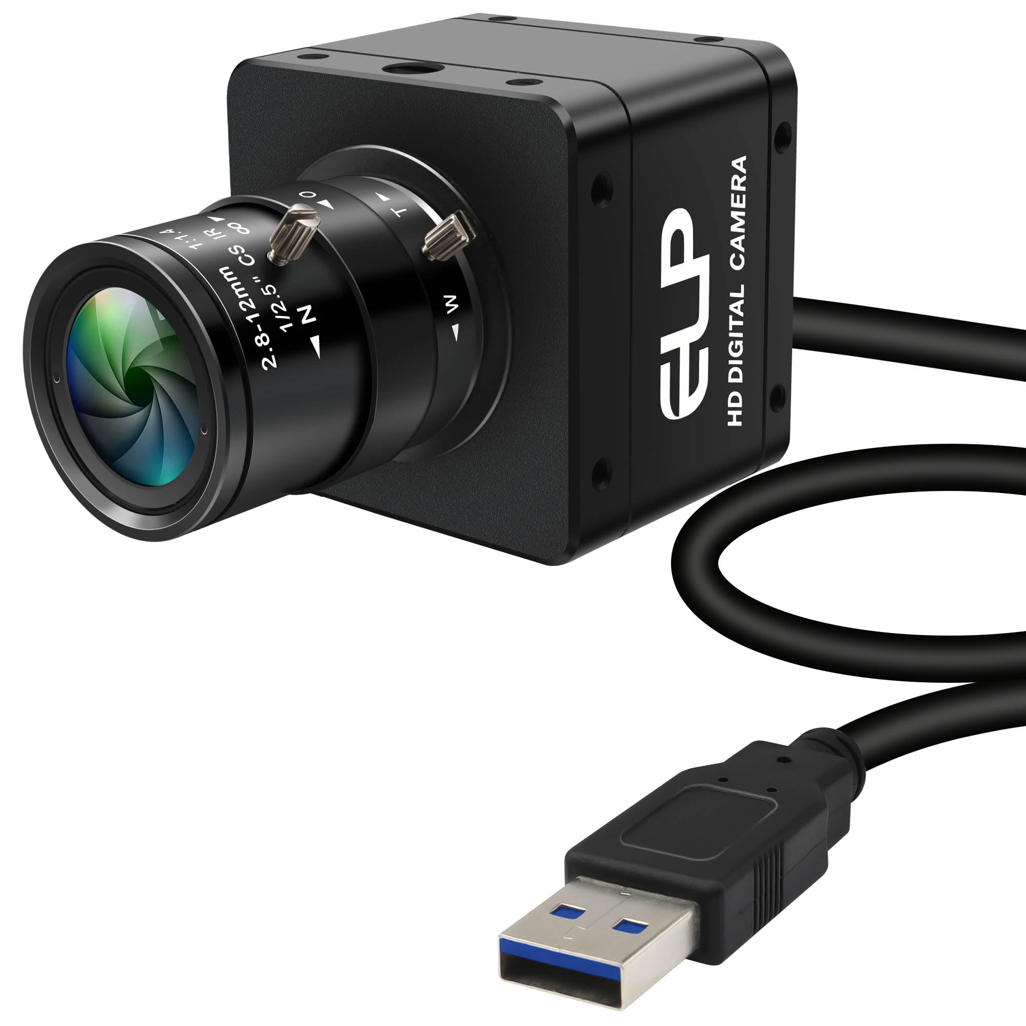 Global Shutter Color USB3.0 Camera,120FPS 200FPS Ultra High Frame Rate Webcam,1920x1200 Max Resolution with 2.8-12mm 4X Manual Zoom Lens,Plug and Play for High Speed Motion Analysis 3D Printer | 1200P@120fps Ultra High Frame Rate USB3.0 Camera, 80fps/120FPS/ 200FPS Fast Shooting Webcam-image-43