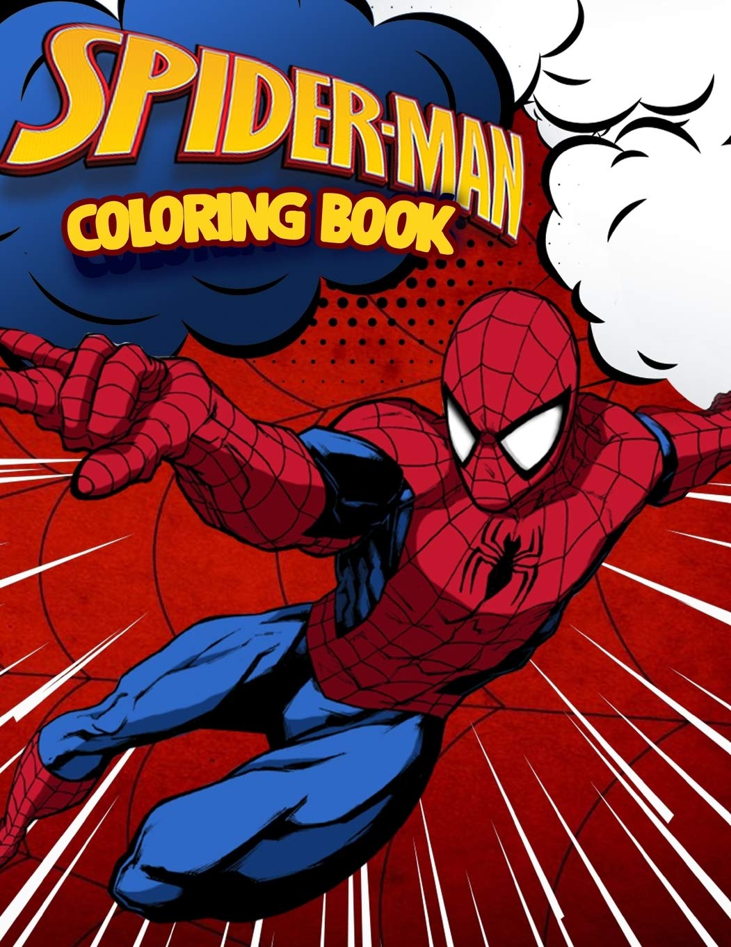 Buy Spider-Man Coloring Book: Superhero Coloring Book With Best Jumbo ...