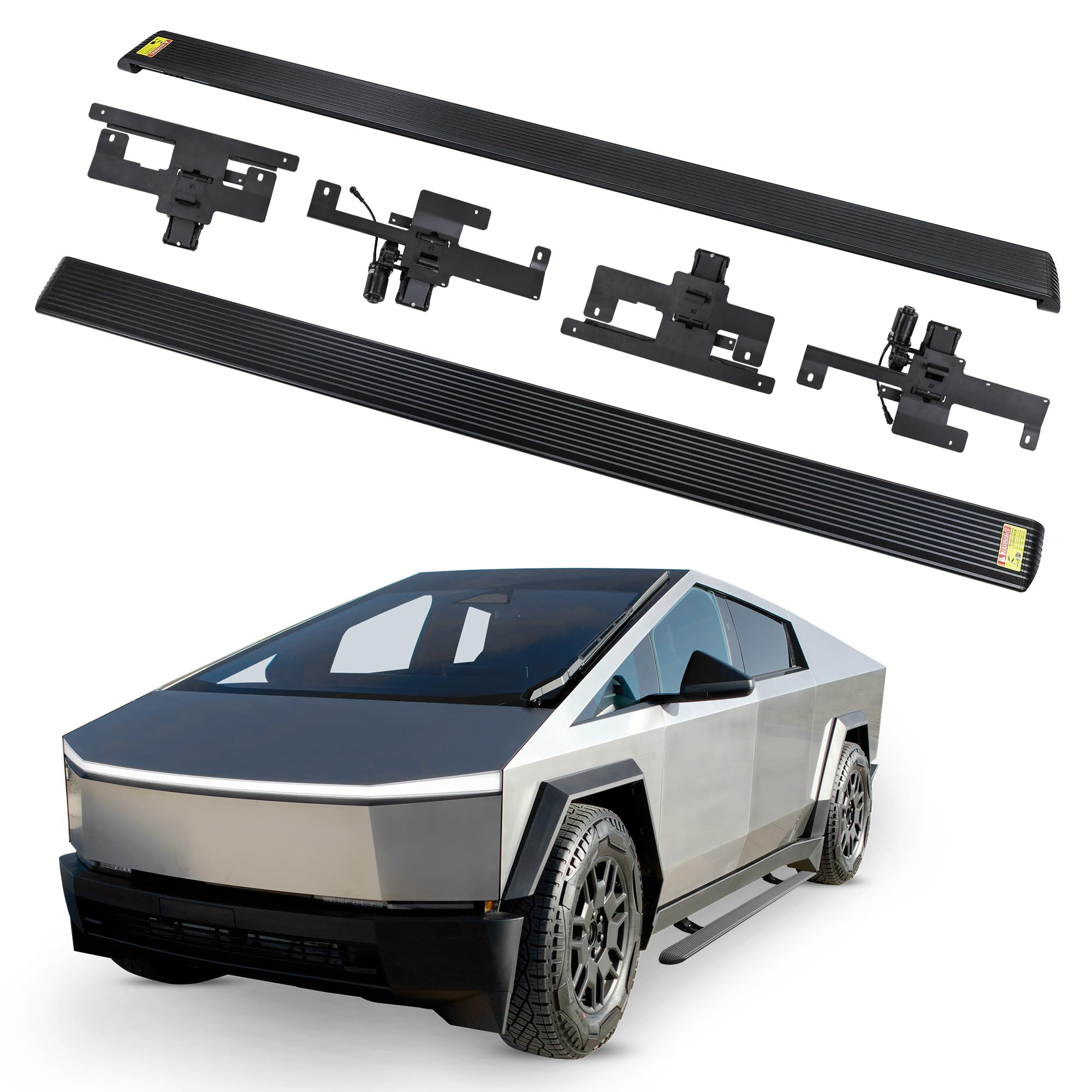 Autekcomma Retractable Power Running Boards Competible with Cybertruck Foundation/Cyberbeast-Plug-N-Play Electric Powerstep & Retractable 100%