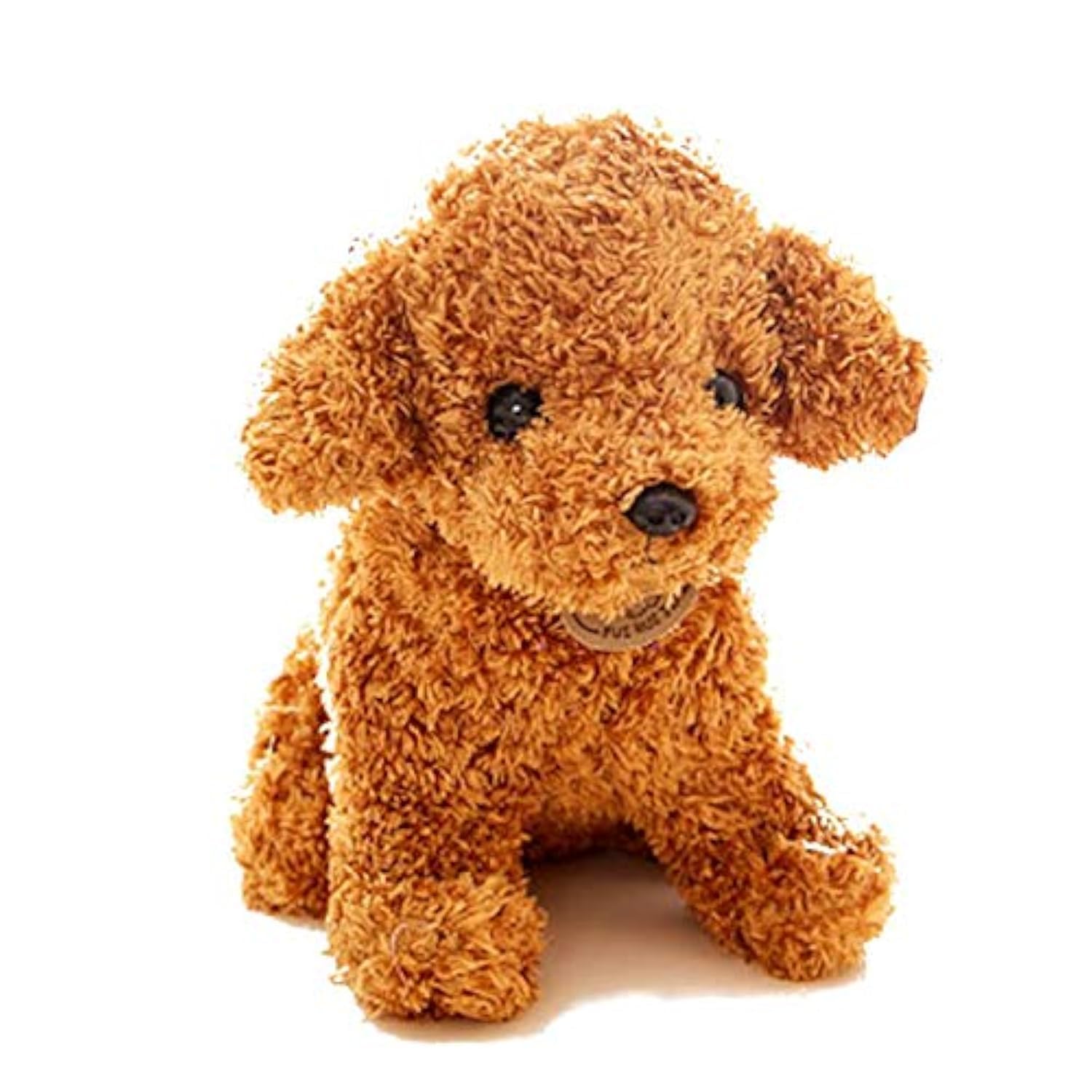 FITTOBrown Puppy Doll Plush Toy – Soft & Cuddly Stuffed Animal, 10-inch Adorable Brown Dog Plush for Kids, Toddlers, & Adults – for Birthdays, Holidays, and Baby Showers
