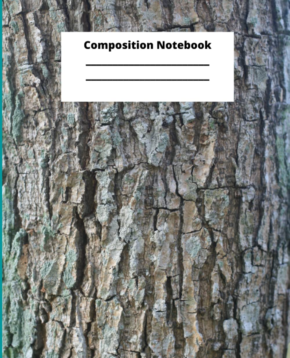Composition Notebook: Tree Cover Wide Lined Composition Notebook for Teens Girls Kids, School Supplies| 200 Pages | 7.5" x 9.25"