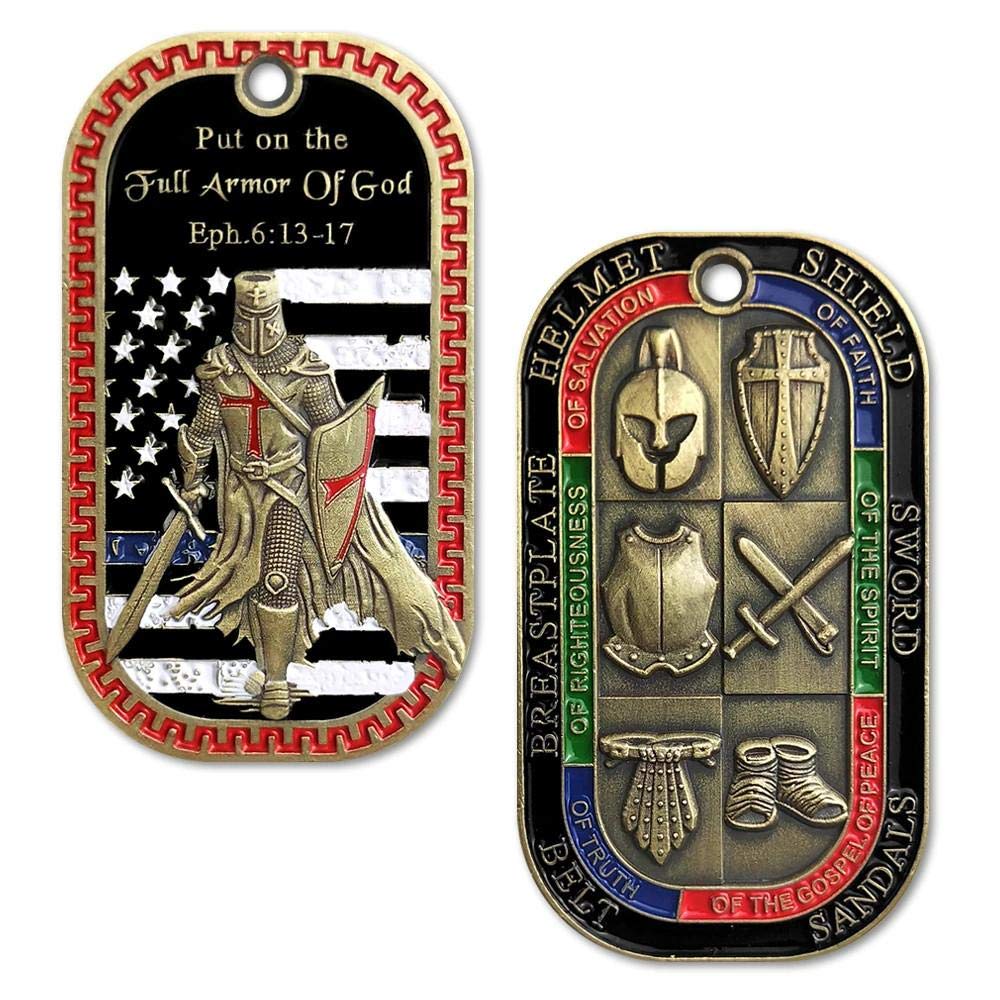 Buy BirchRiver Armor of God Dog Tags Ephesians 61317 Put on The