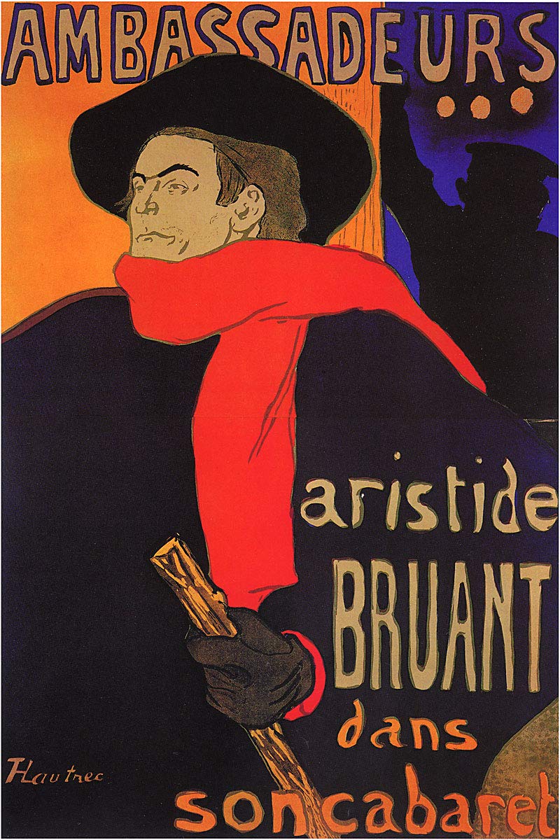Amazon.com: Artist Henri de Toulouse Lautrec Fine Art Poster Print