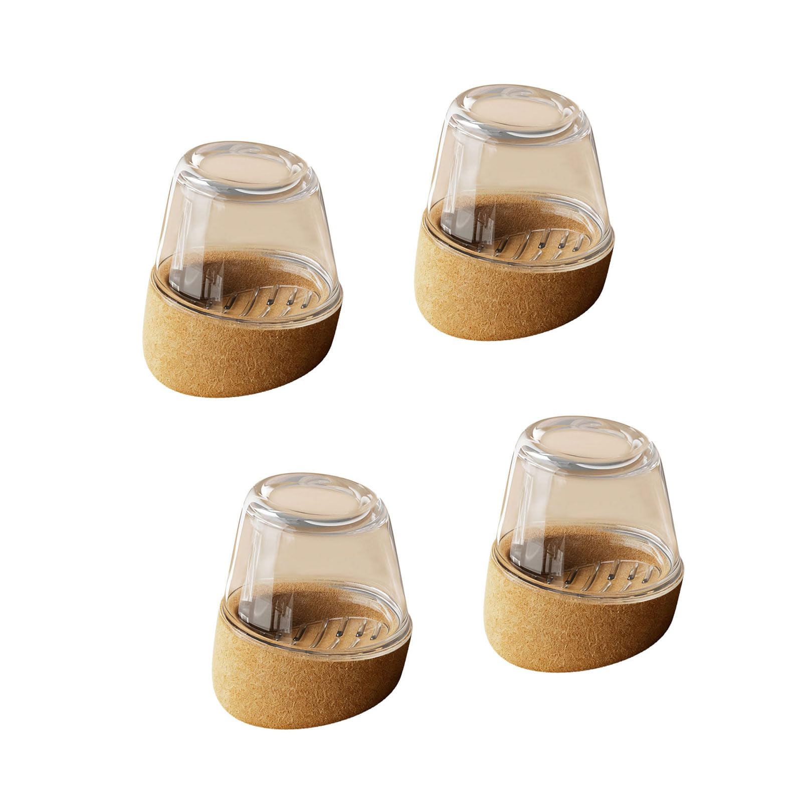 4Pcs Nonslip Chair Leg Protectors Foot Cover Noises Reduction Furniture Table Feet Round Chair Leg Caps Nonslip Protectors Foot Cover
