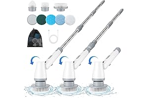 Vuitte Electric Spin Scrubber: Effortless Bathroom Cleaning