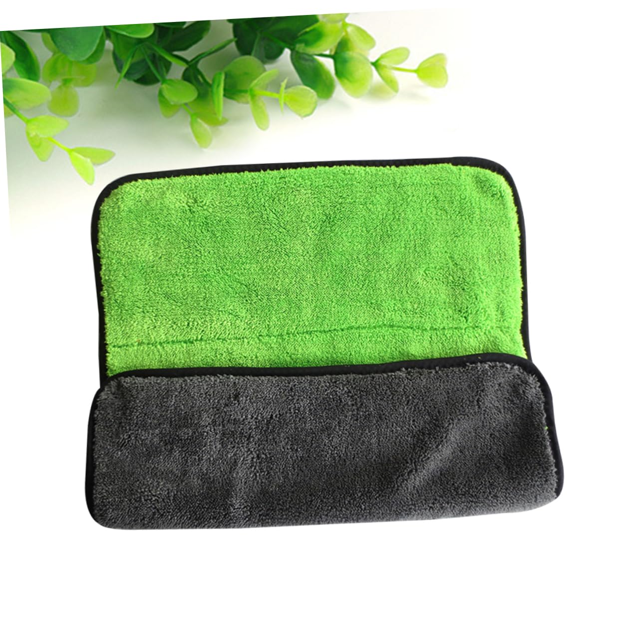 GLEAVI 3pezzi Panno Microfibra Per Auto Asciugatura e Pulizia Rapida Verde e Assorbimento Elevato Resistente e Morbido Per Auto e Superfici Delicate