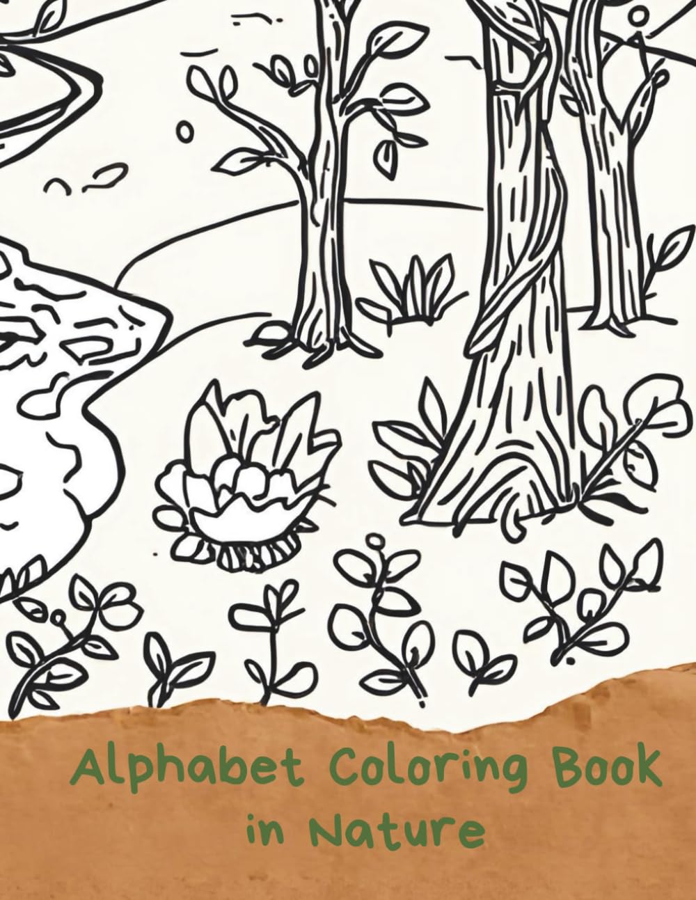 Alphabet Coloring Book in Nature