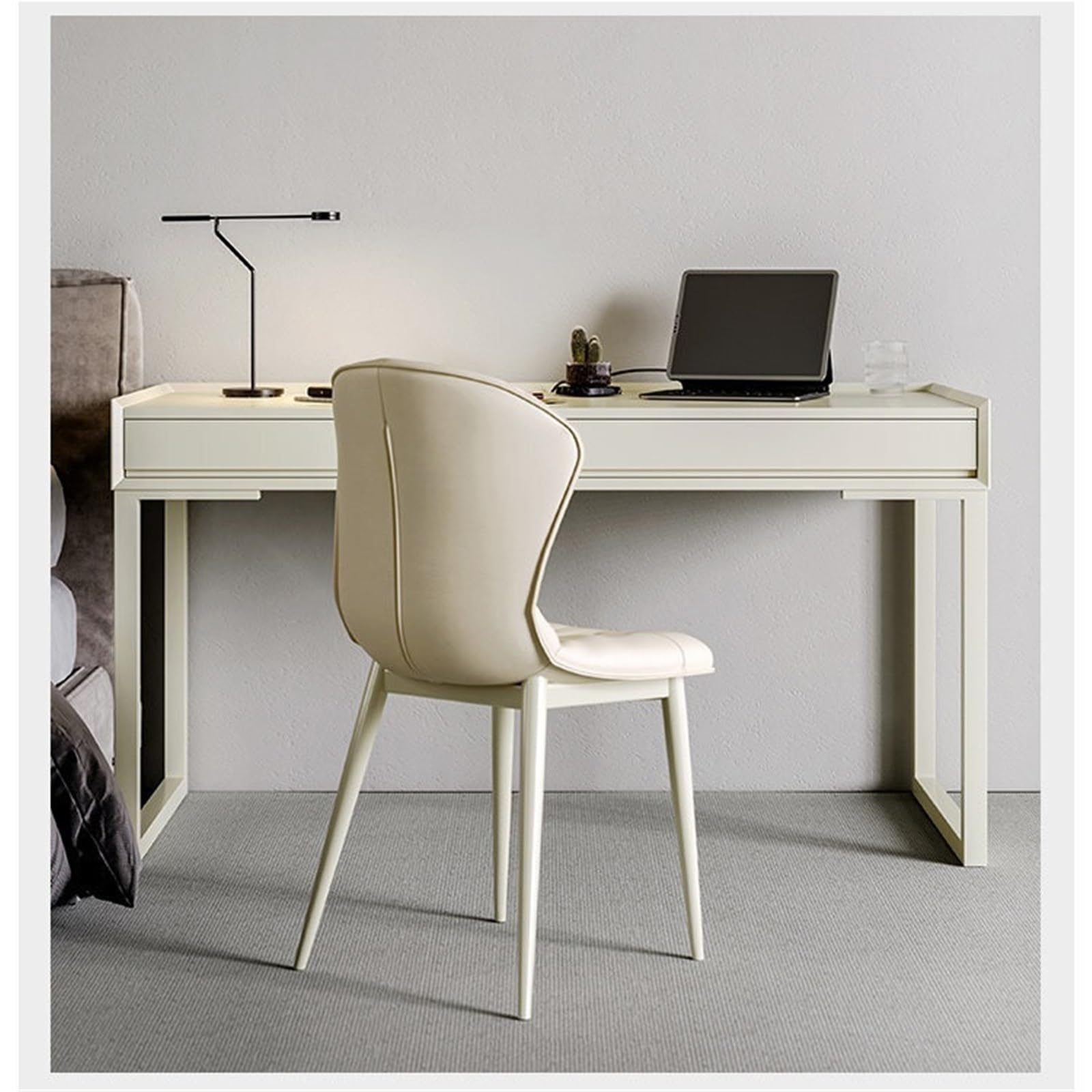 Moderno Tavolo da lavoro con cassetti portaoggetti Scrivania Tavolo PC