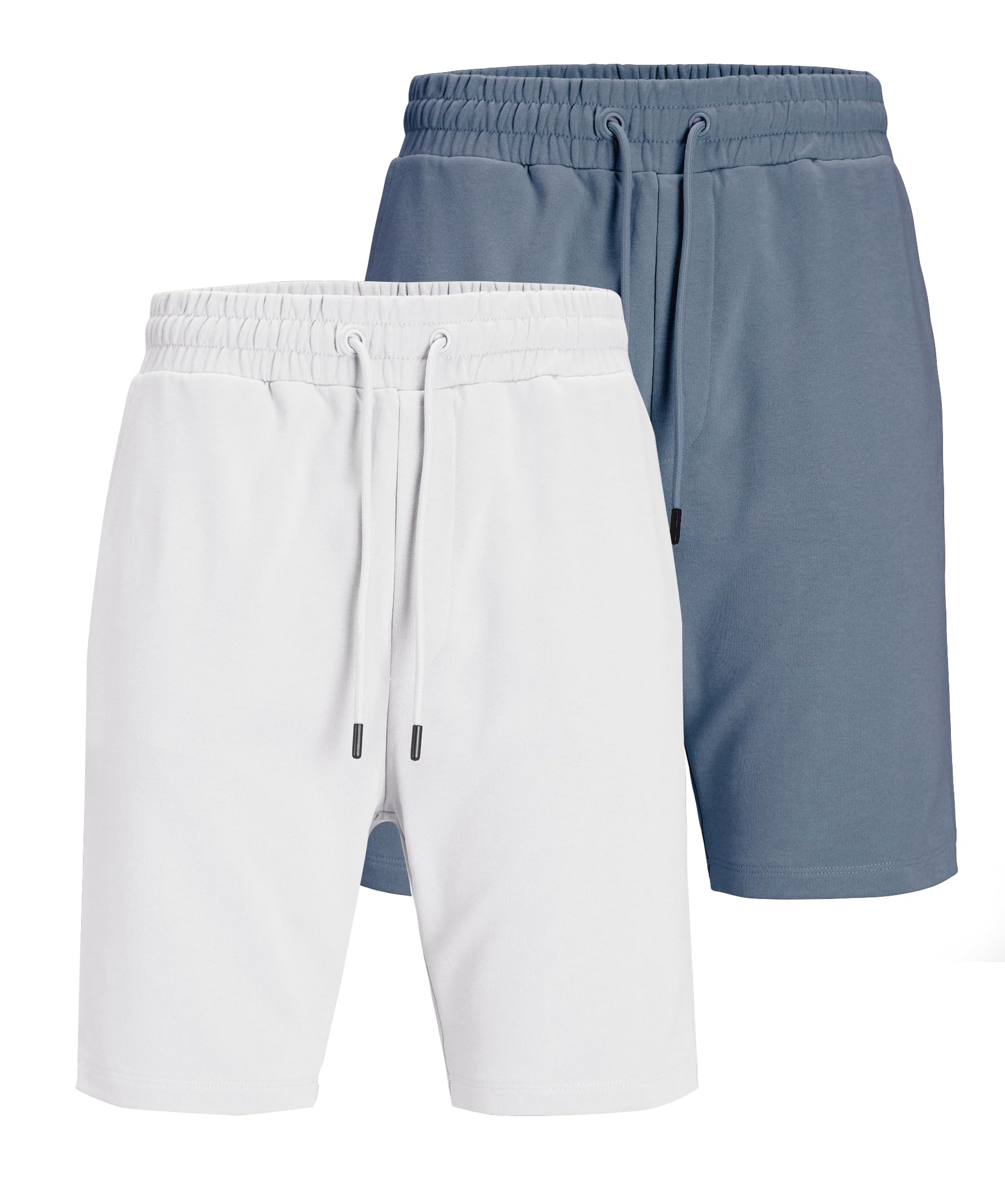 JACK & JONES Pantalones Cortos de Sudadera Bermuda Ajuste cómodo hasta la Rodilla con Bolsillos Laterales