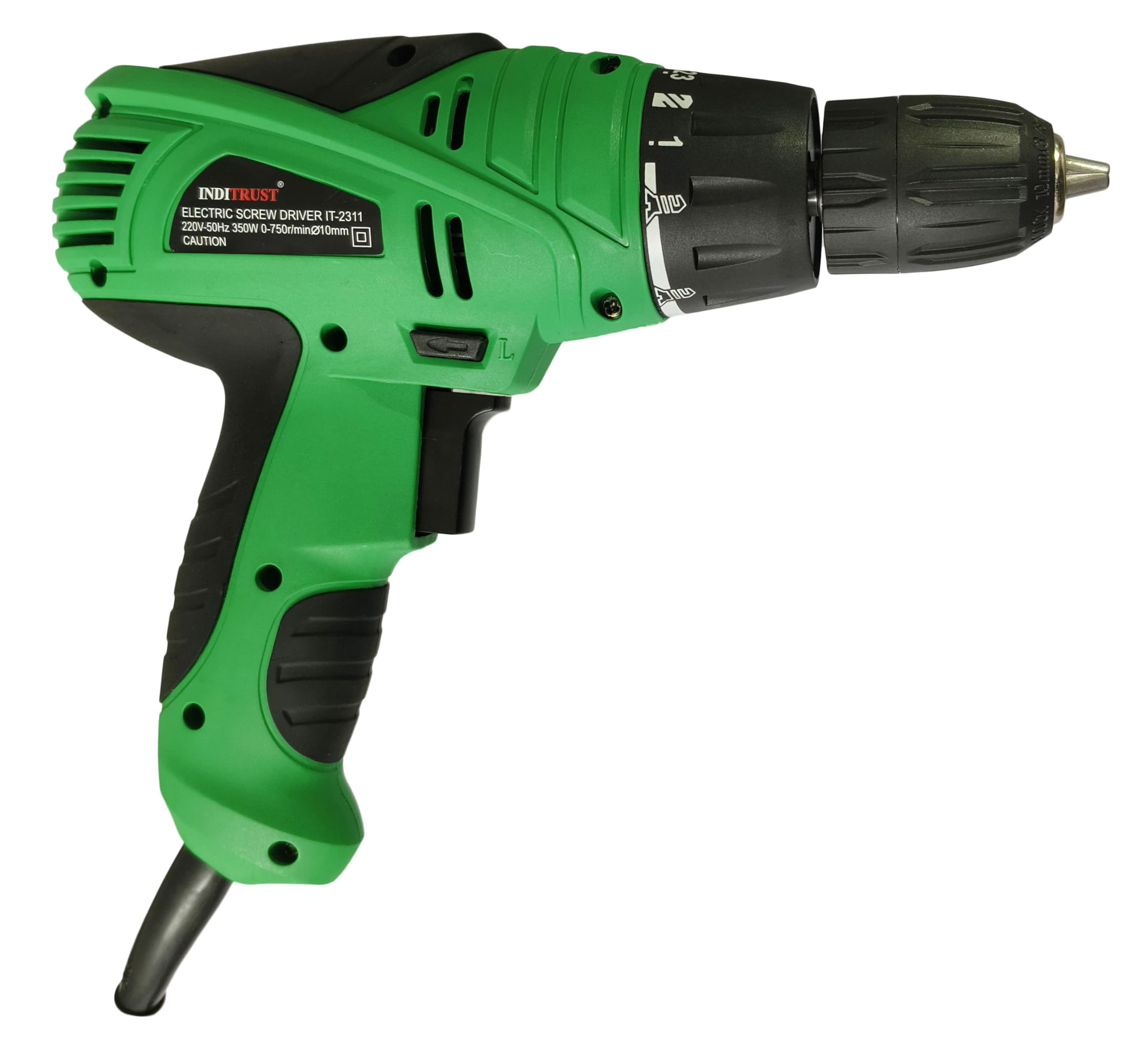 Inditrust 10mm 350W Green Reversible Electric Screwdriver Machine with 6 MONTHS WARRANTY (Left/Right rotation) (B0DFYYQB8G) Amazon Price History, Amazon Price Tracker