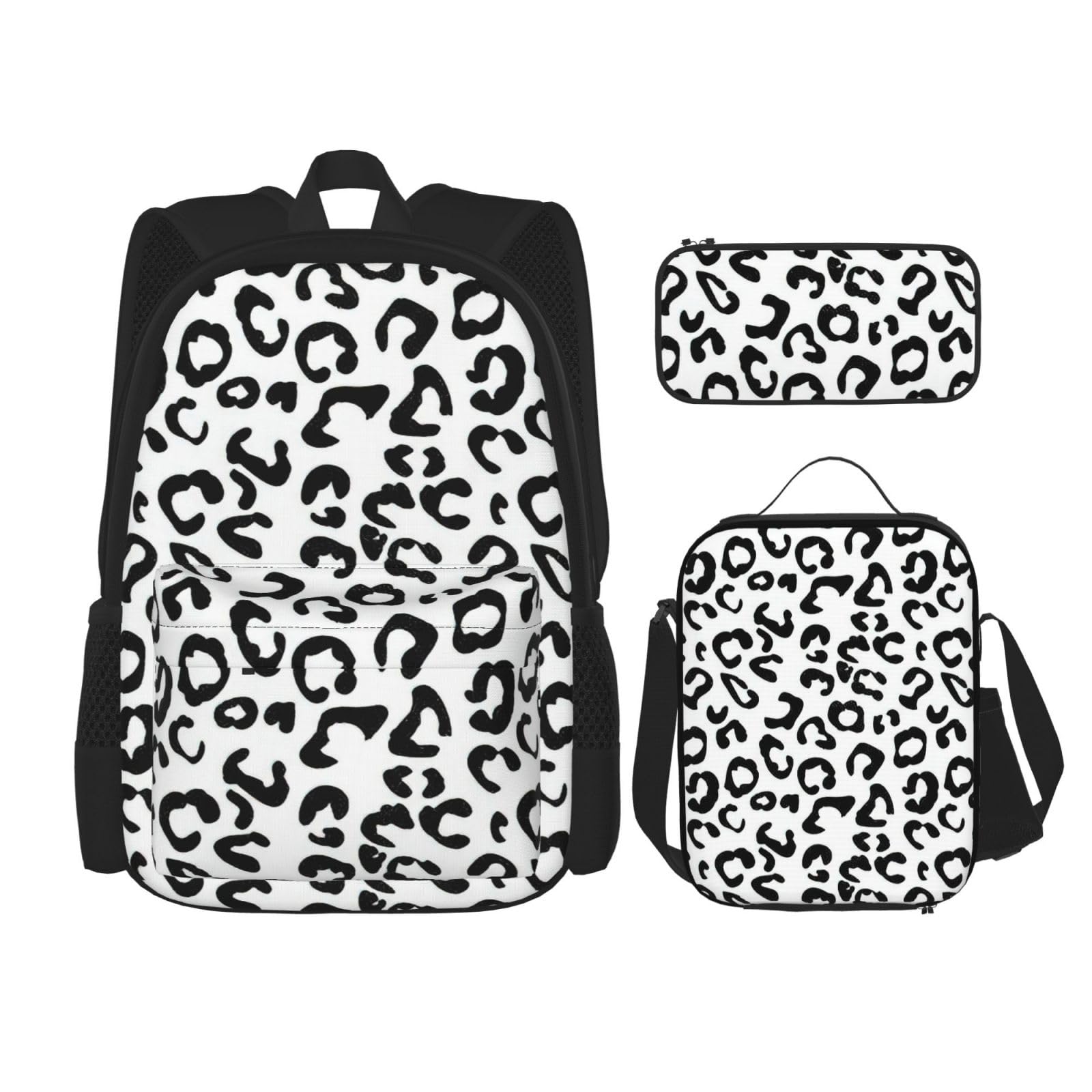 Zaino, borsa portapranzo, astuccio, set da 3 pezzi, per lavoro e