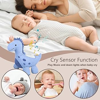 Amazon.com: Baby Sleep Soother Cry Sensor Dinosaur Night