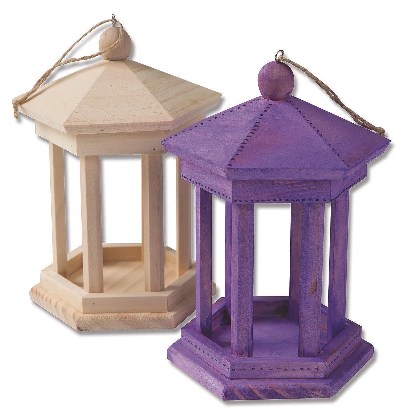 S&S Worldwide Gazebo Bird Feeder, 5-1/4" Width, 6-7/8" Height, Pack of 6