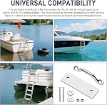 Boat Dock Ladder Hardware Attachment Kit Replacement for RecPro Marine Pontoon and Dock Ladders,Folding Pontoon Ladders AL-A3 AL-A4 AL-A5 & AL-C4 (2 Pack)