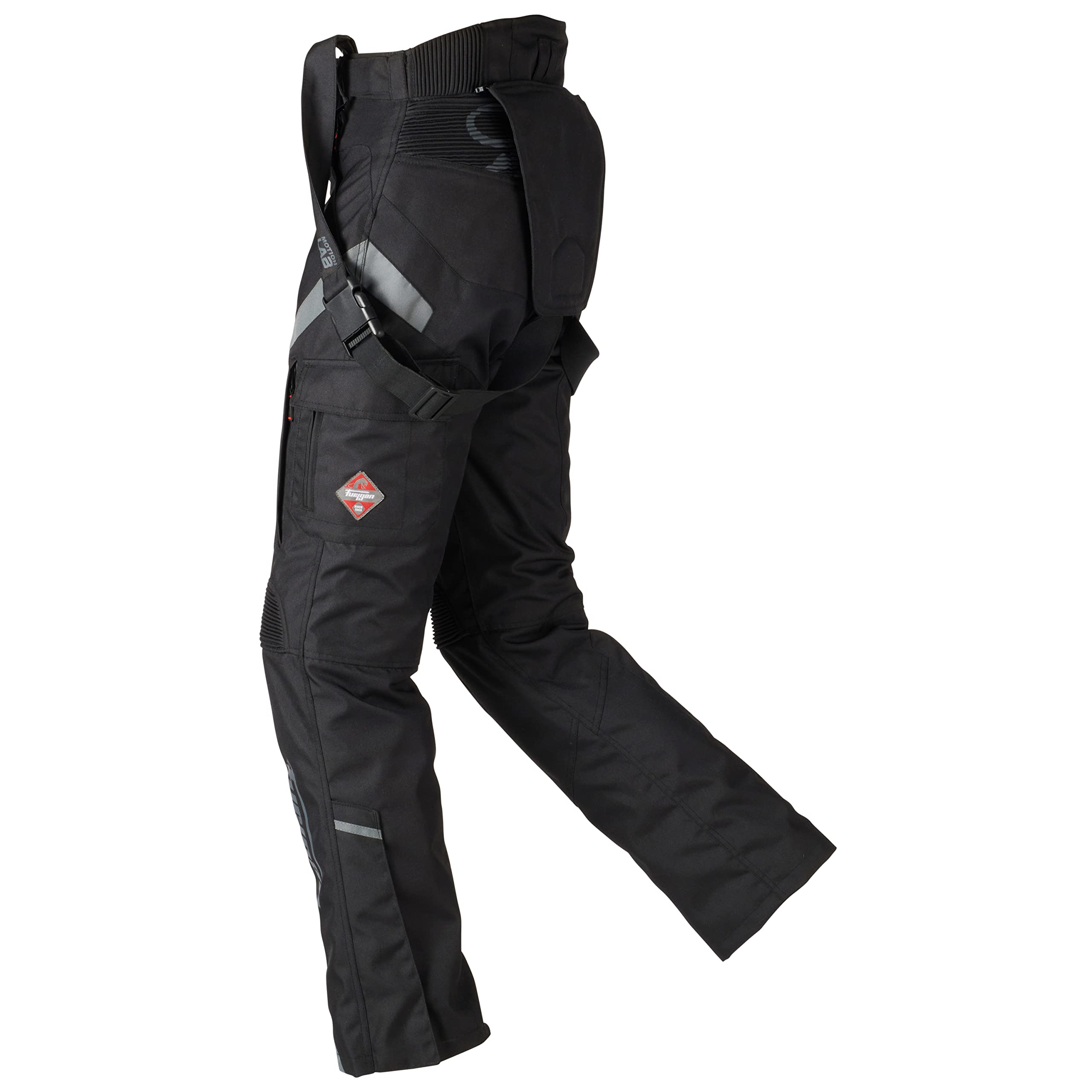 Furygan – Pantalon Lady Moto Homologué CE – Imperméable avec Protections D3O – Doublure Thermique Amovible – Ventilé - Zip de raccordement