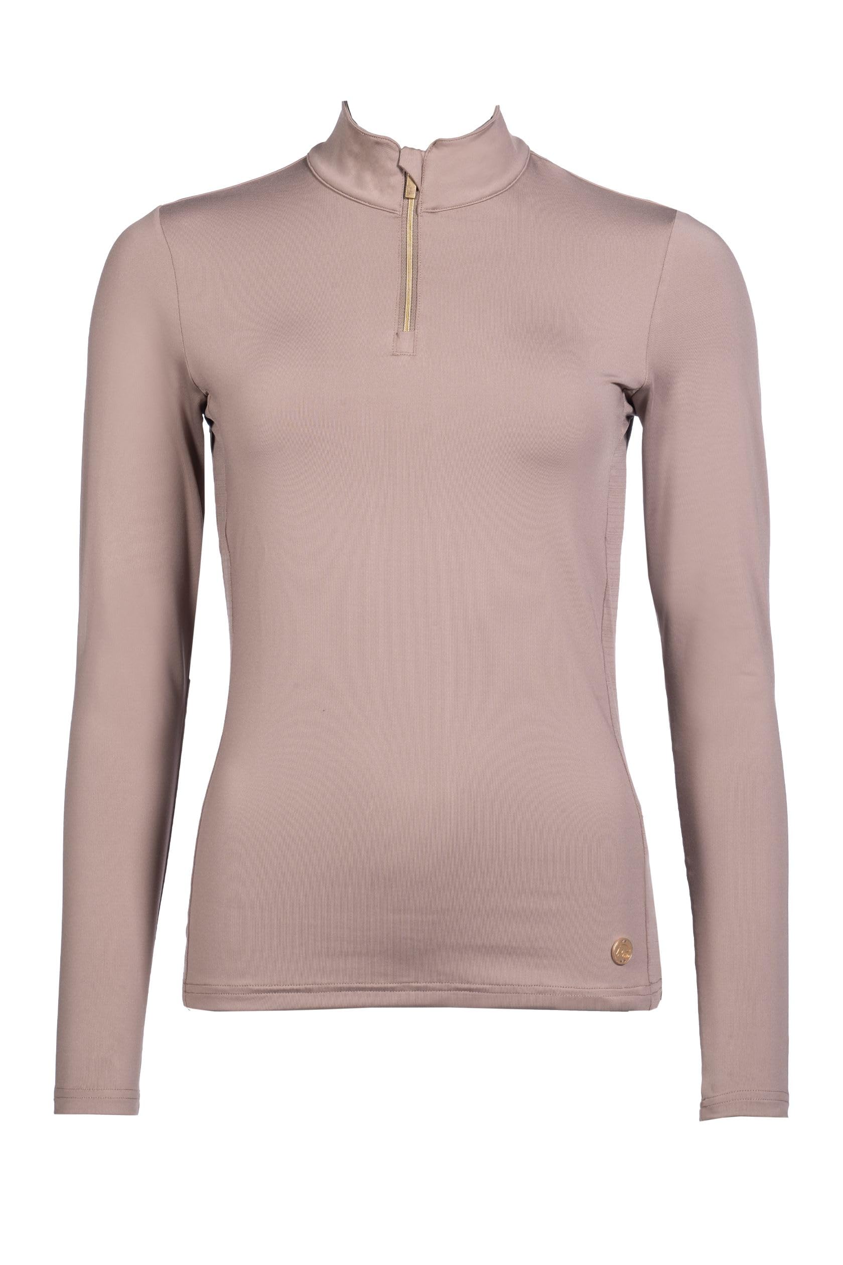 Hkm Lavender Bay Plain Sweater, Taupe, XXL