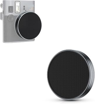 JJC Aluminum Lens Cap Cover Compatible with Fujifilm Instax Mini 41, Dustproof & Anti-Scratches Lens Protector with Soft EVA Interior & Silicone-Textured Surface, Accessories for Fuji Mini 41