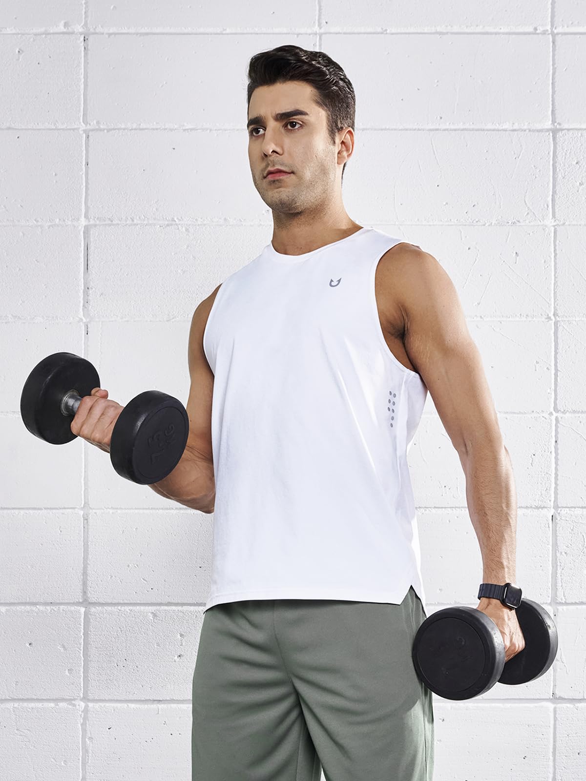 NORTHYARD Herren-Tank-Top, Workout, Laufshirt, ärmellos, schnell trocknend, Muskel-Shirt, athletische Weste