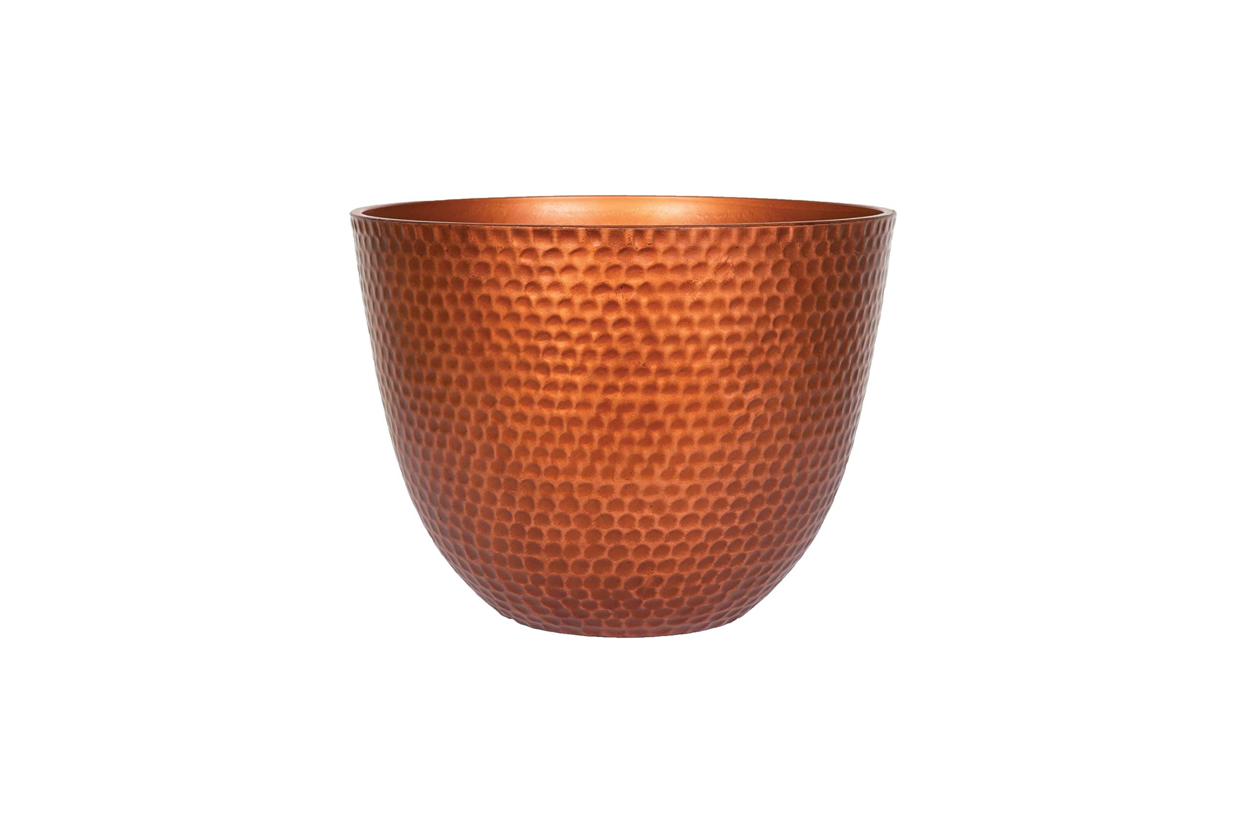 Plant Avenue Copper Plastic Plant Pot, 31Cm