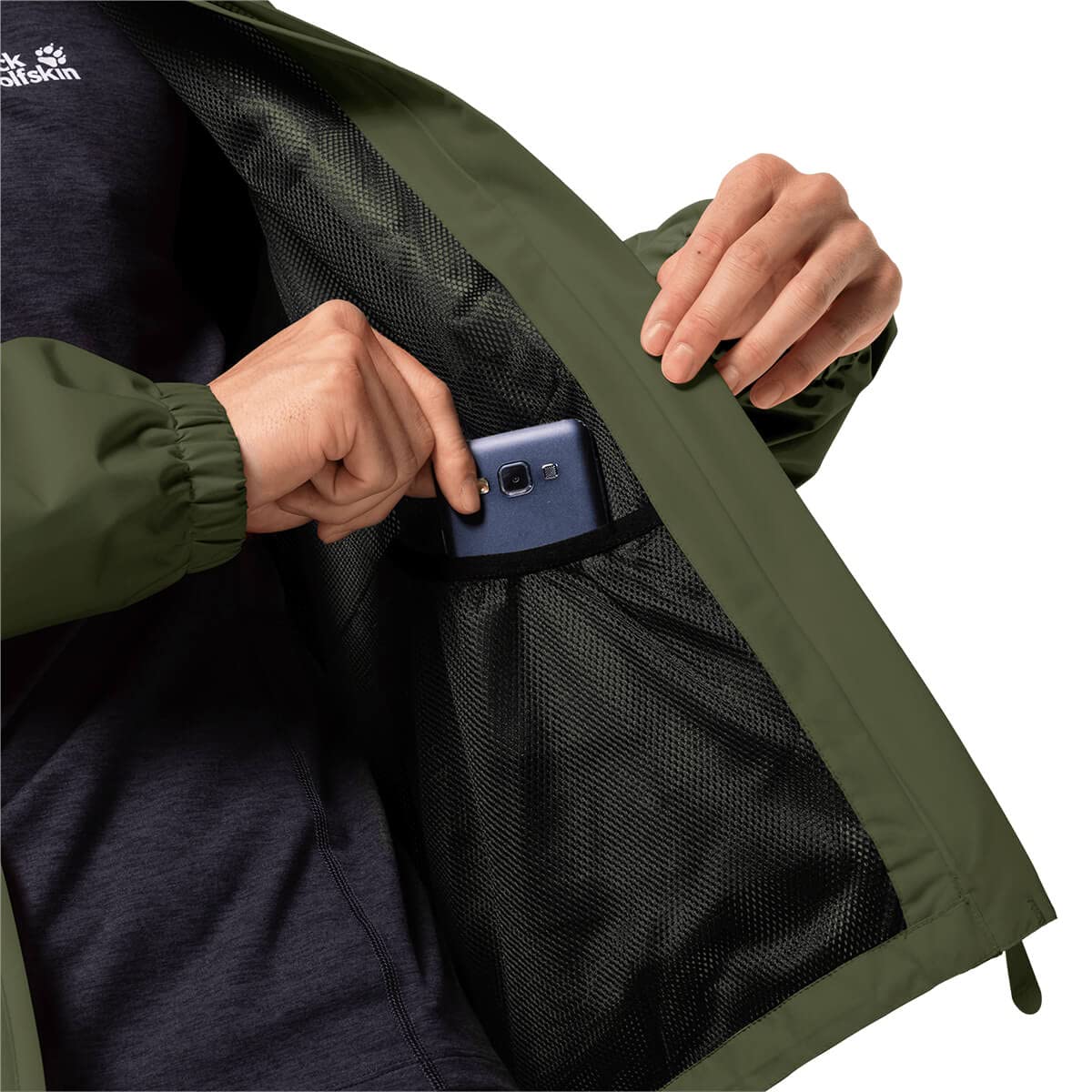 Jack Wolfskin Męska kurtka hardshellowa Mężczyźni Stormy Point Jacket M (1 w zestawie)