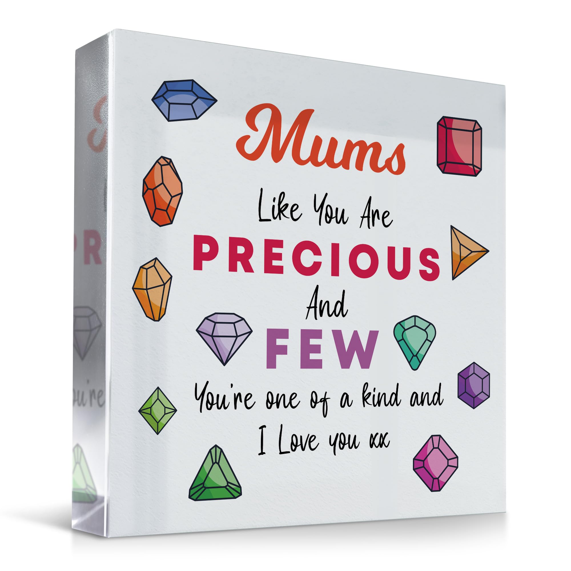 Red Ocean For Mum Precious And Few Plaque Special For Her Mum Idea Birthday Christmas Thank You From Daughter Son Keepsake