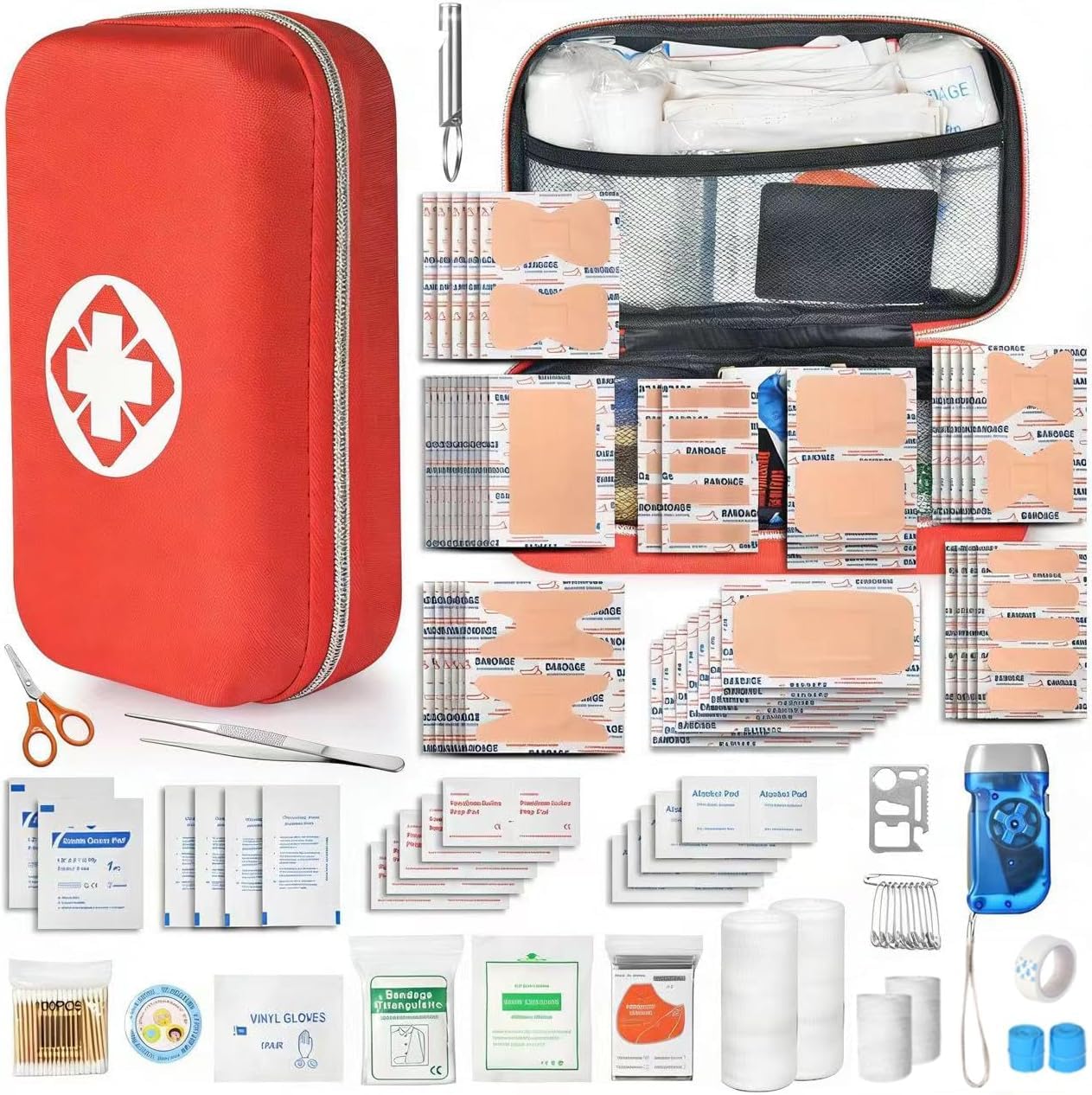 First Aid 400 Piece First Aid Kits Emergency Kit Outdoor Gear›Camping & Hiking›Safety & Survival Kit