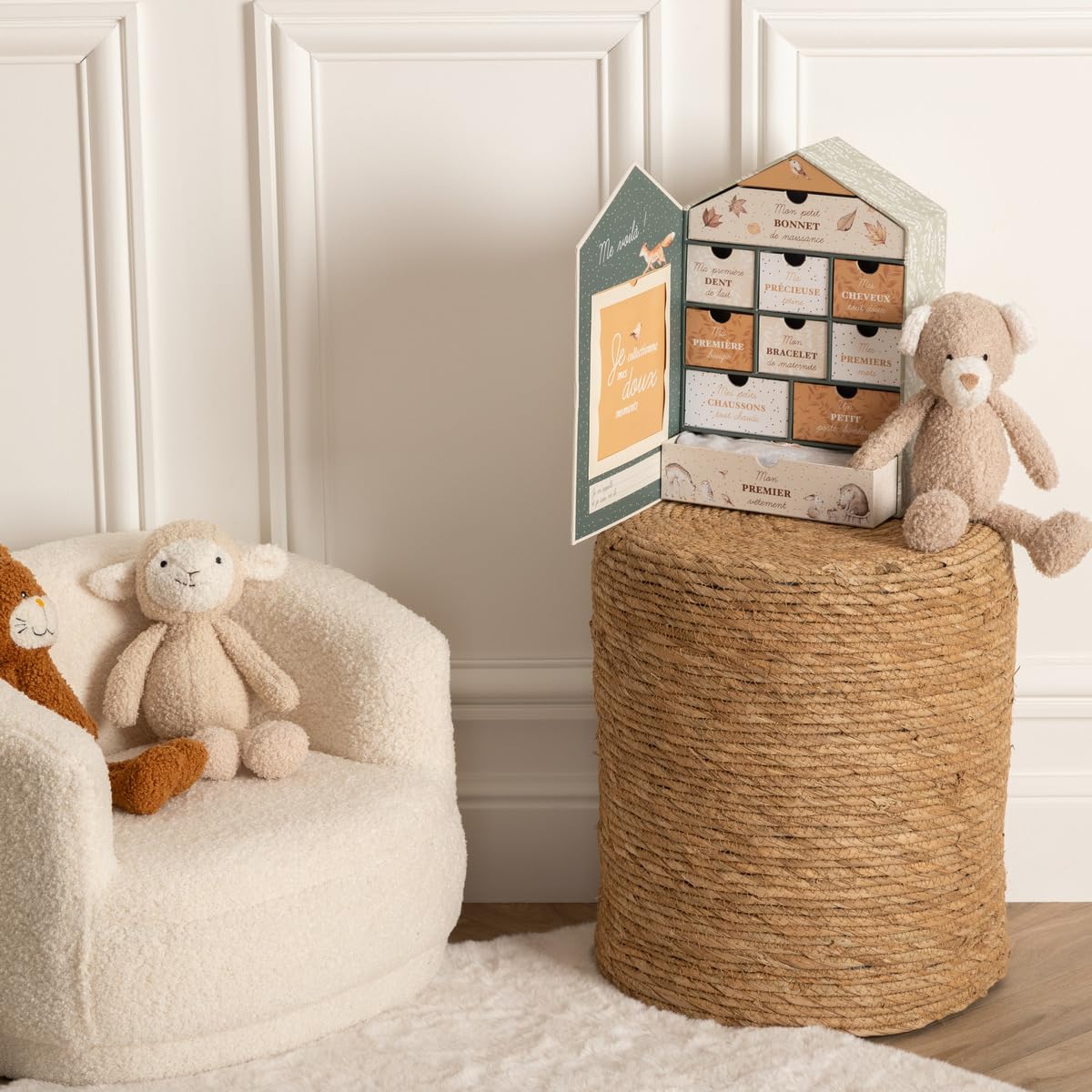 Scatola Portaoggetti Per Bambini Joey Rosa Farfalla 29x29cm Atmosphera Createur Dinterieur 85781905