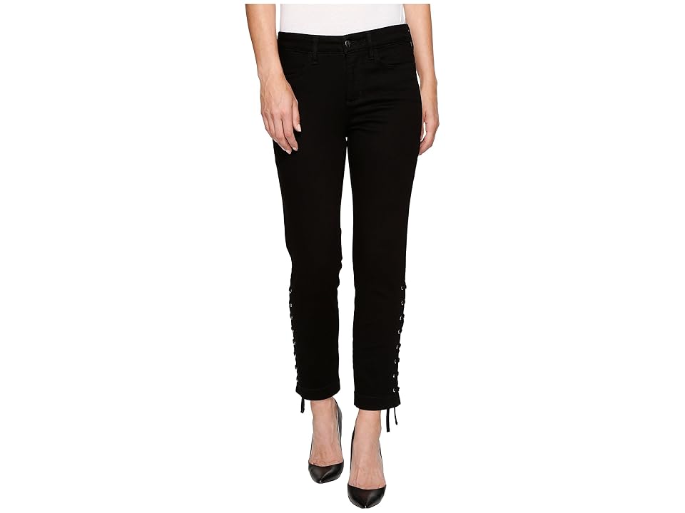 

NYDJ Ankle w/ Lace-Up Detail in Black (Black) Women's Jeans