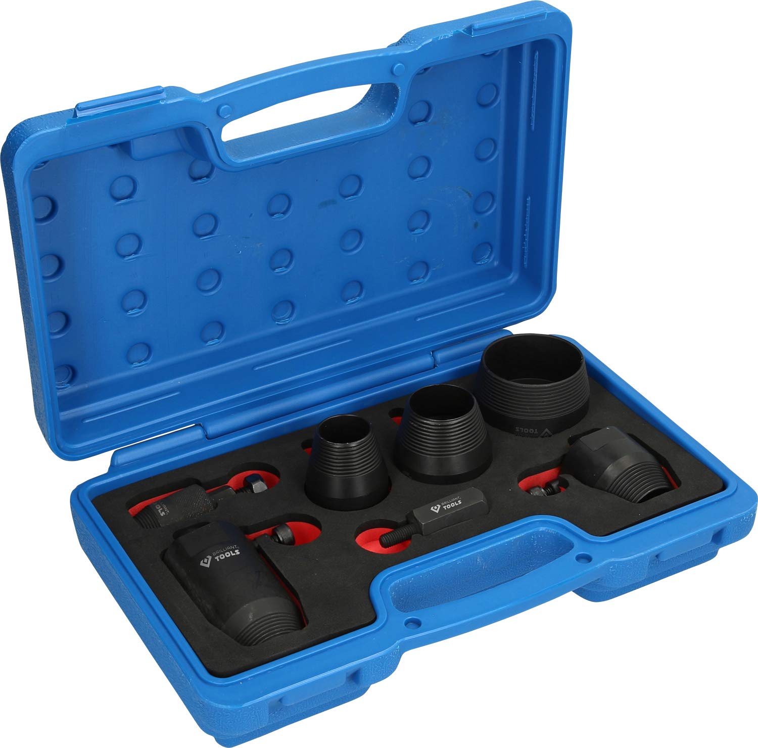 BRILLIANT TOOLS BT542070 Juego de extractores de retenes radiales de cigüeñal/árbol de levas para VAG [Powered by KS TOOLS]