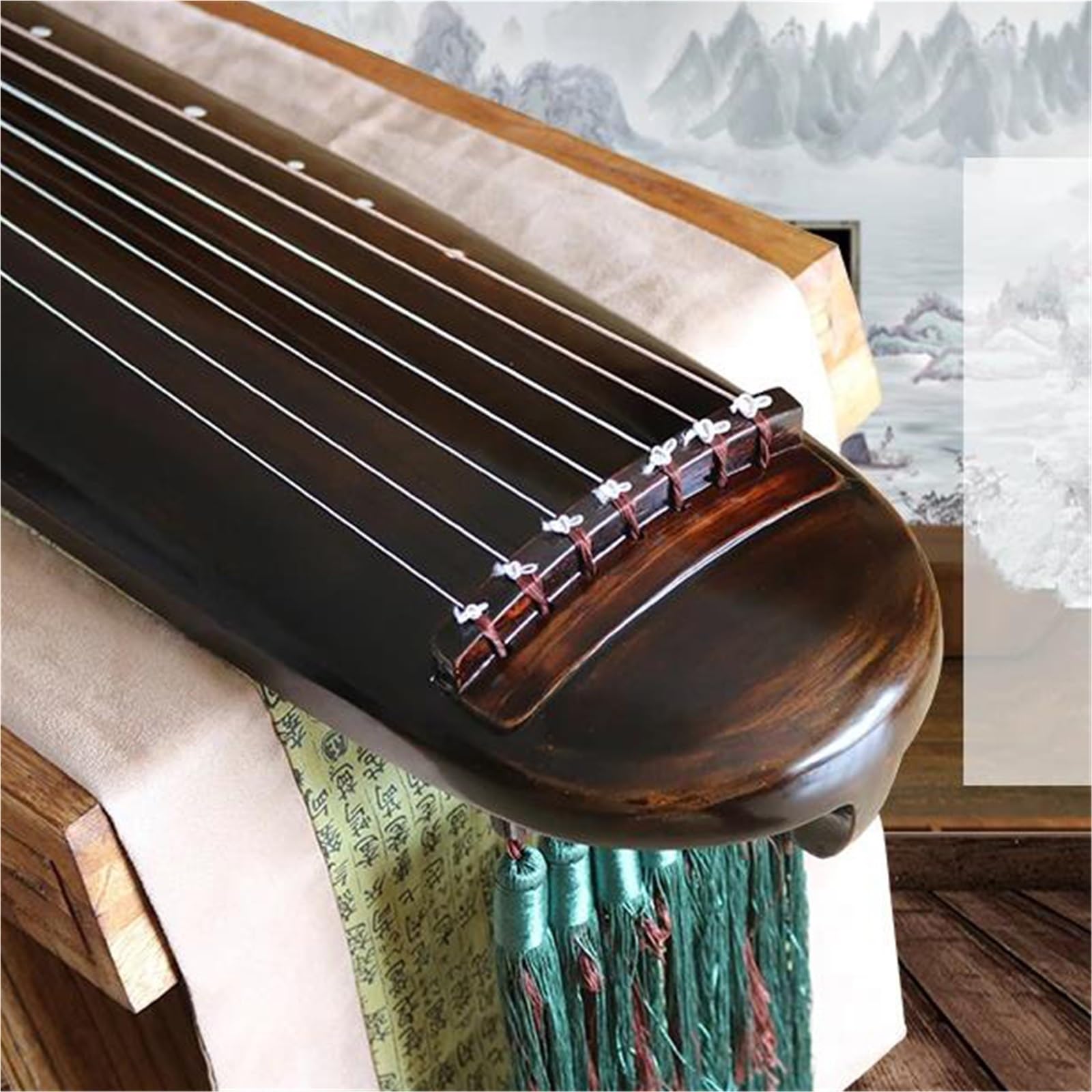 Instrument Guqin Profesjonalny Ręcznie Robiony Guqin Odpowiedni Dla Początkujących Do Nauki Gry Z Pełnym Zestawem Akcesoriów