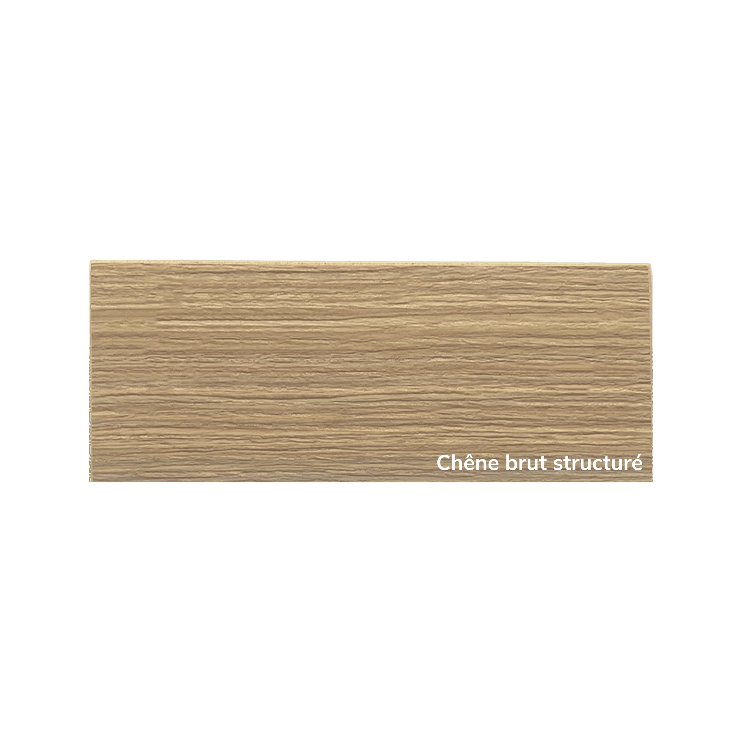Bloc porte fin de chantier Matild, finition chêne brut structuré, réversible, H.204 x l.83 cm- Porte alvéolaire haut de gamme 20 kg avec serrure magnétique - Reivilo